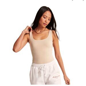Abercrombie & Fitch Cotton-Blend Seamless Fabric Tank Bodysuit